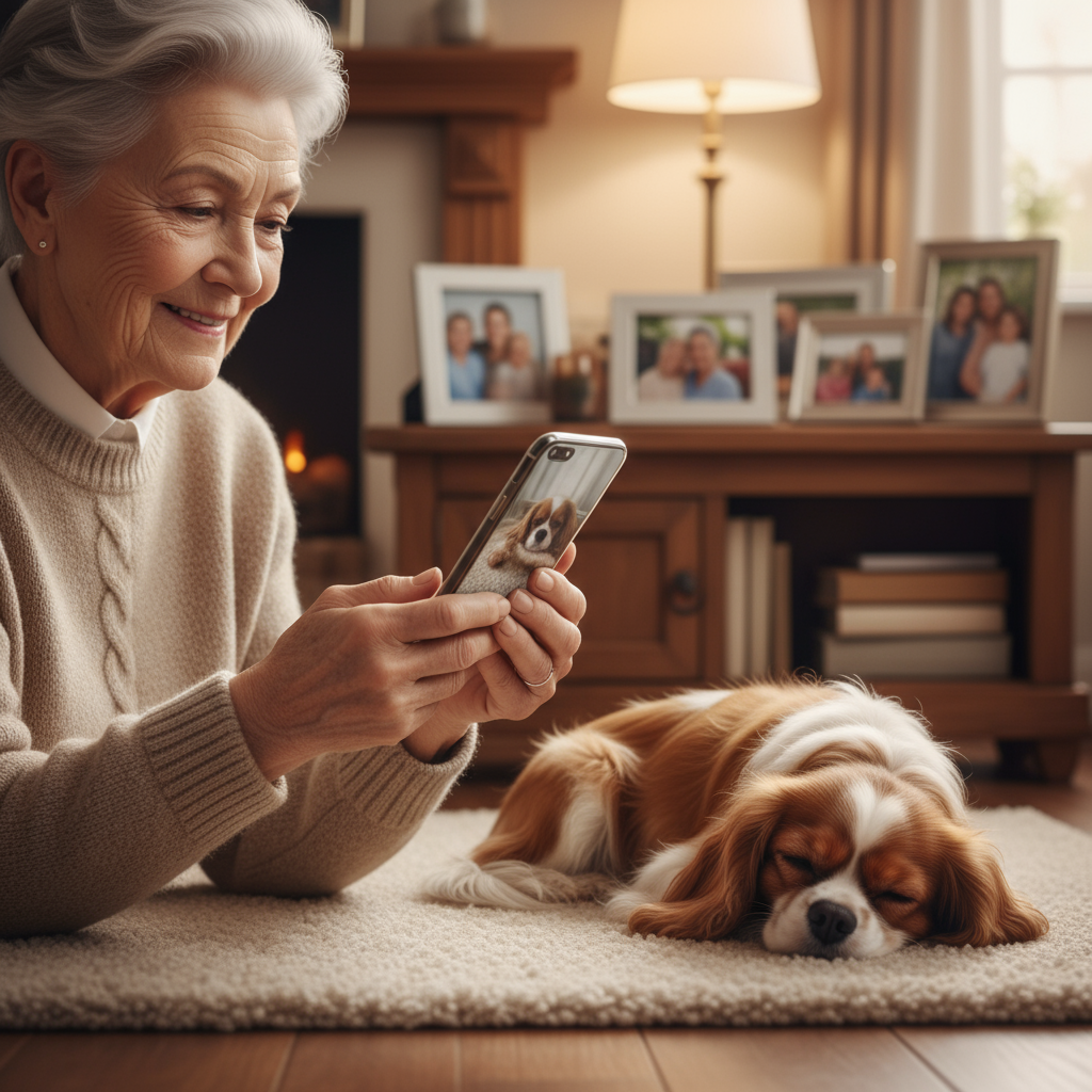 老年用户与宠物