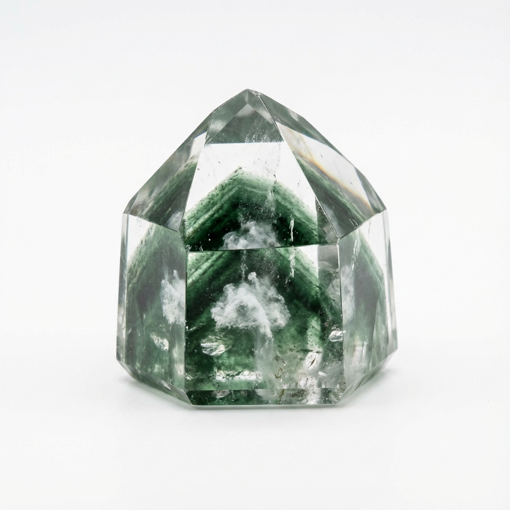 Green Phantom Crystal for Taurus,Attracts positive wealth, enhances career, improves charm and temperament.
