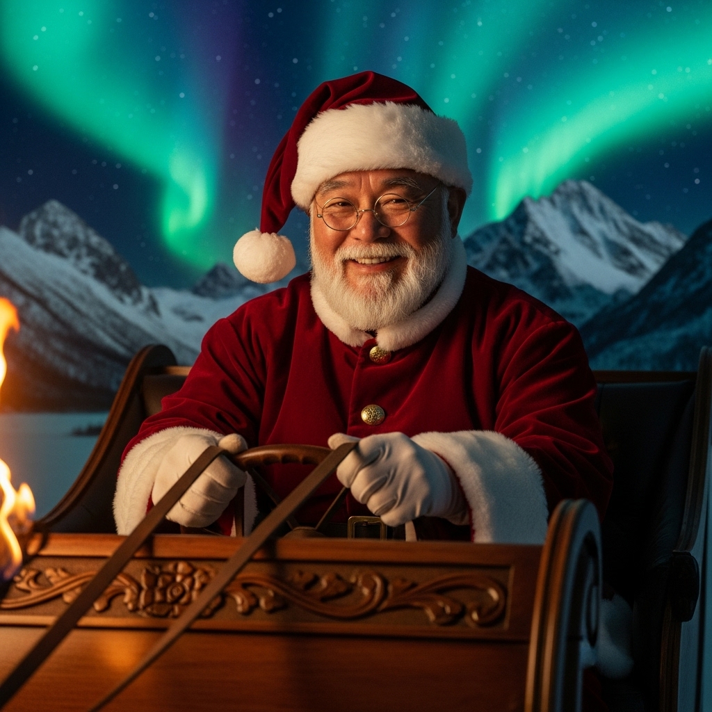 Santa in Sleigh