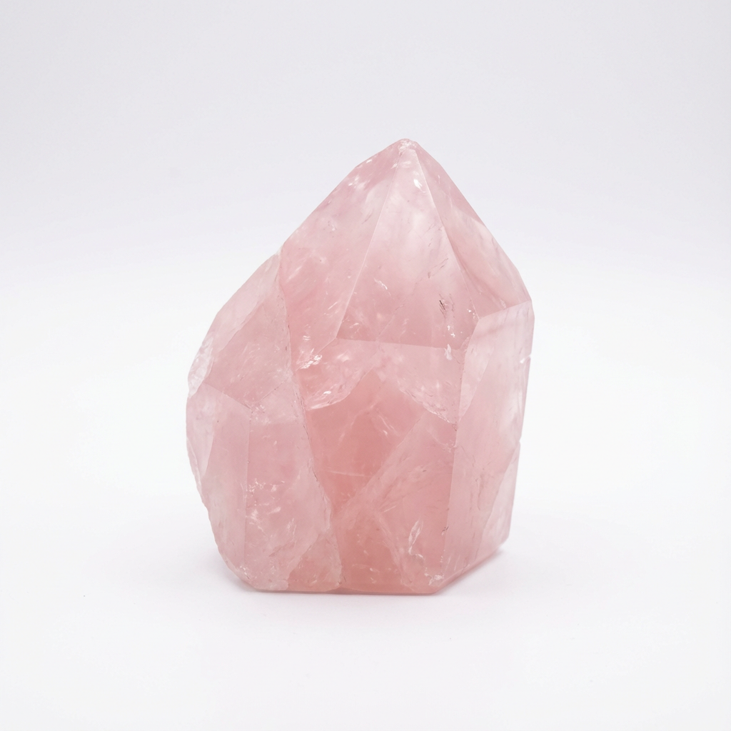 Rose Quartz Crystal for Taurus,Inner peace, relieves emotions, attracts love, promotes romance, relieves stress.